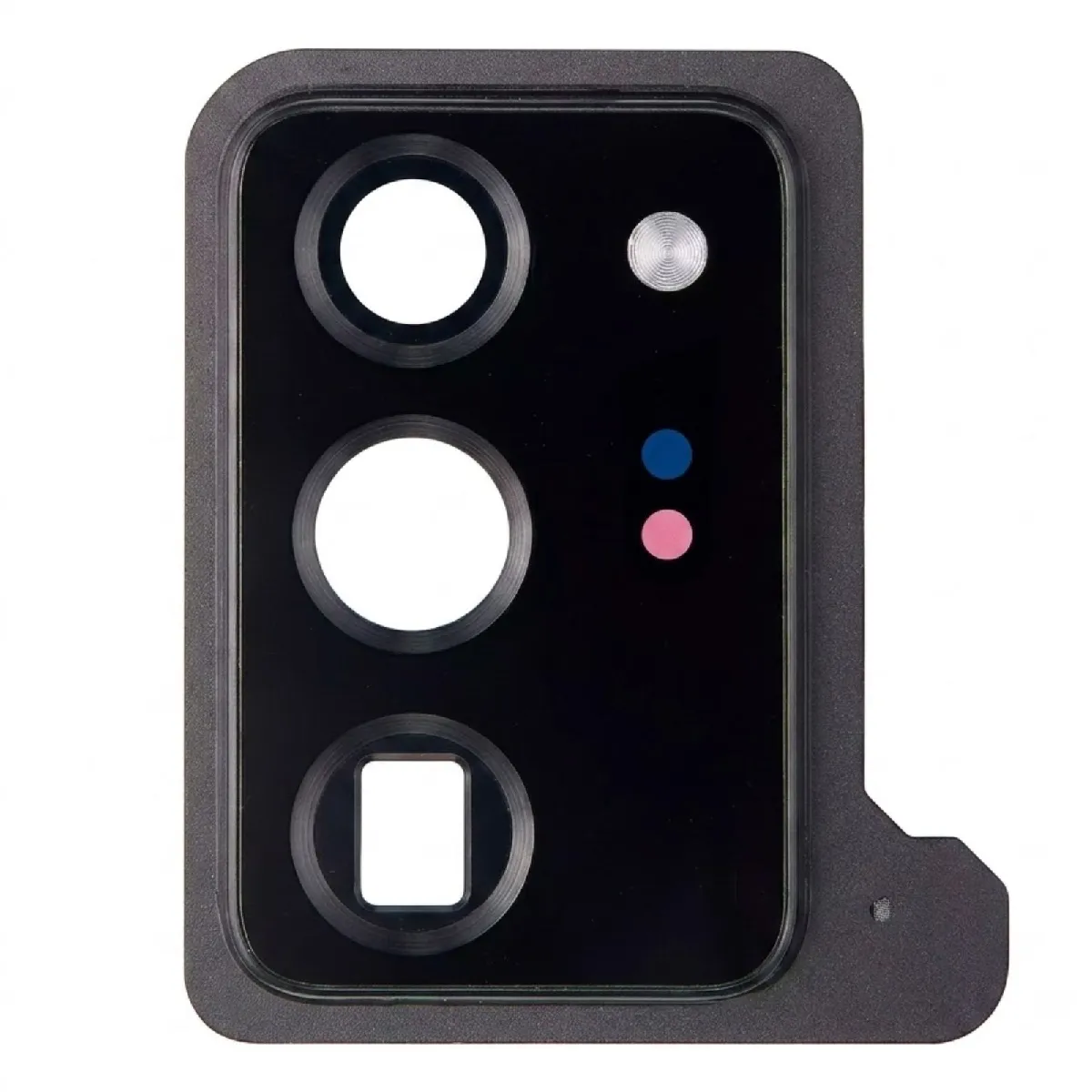 Avizar Noir Clappio Vitre Caméra Arrière Pour Samsung Galaxy Note 20 Ultra Avec Châssis