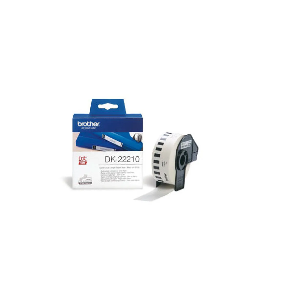 Brother DK 22210 Rouleau d'étiquettes papier continu 29 mm x 30 48 - vue 4