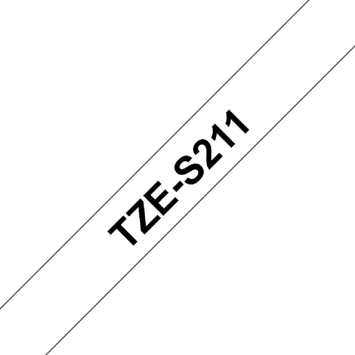 Brother TZeS211 Bande adhésive laminée très résistante sur Rouleau 0 6 cm x 8 1 rouleau x pour P Touch GL H100 PT 1290 3600 D400 D600 E550 H101 H110 P750 P Touch... - vue 2