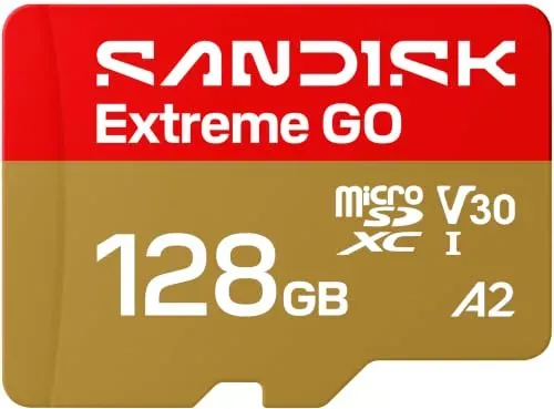 SanDisk Extreme GO MicroSDXC UHS I - vue 3