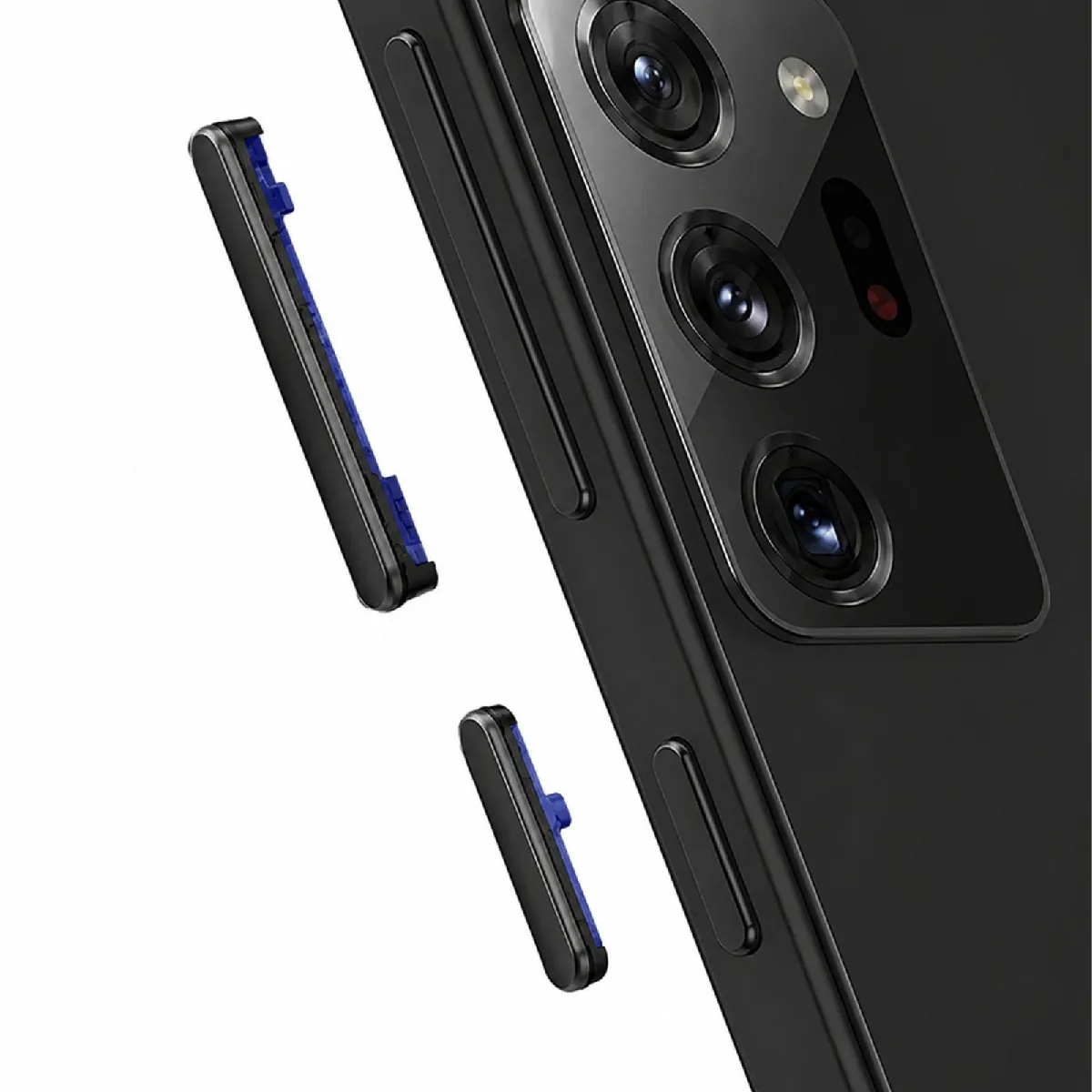 Avizar Noir Clappio Boutons Power Et Volume Pour Samsung Galaxy Note 20 / Note 20 Ultra