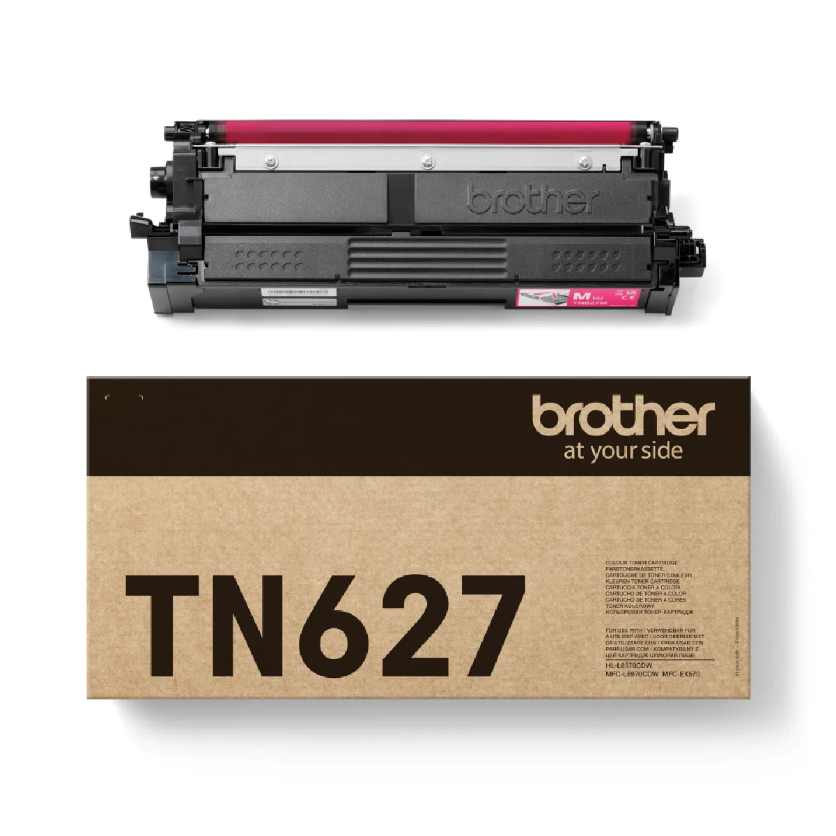 Brother TN627M Ultra Jumbo original cartouche de toner pour Brother HL L8570CDW Workhorse MFC L8970CDW - vue 4