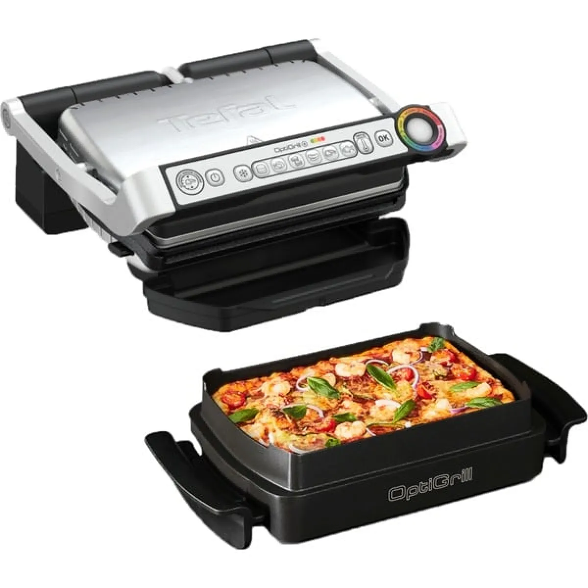Gril de Contact Tefal GC714D10 – OptiGrill, Surface de Cuisson Performante - vue 2