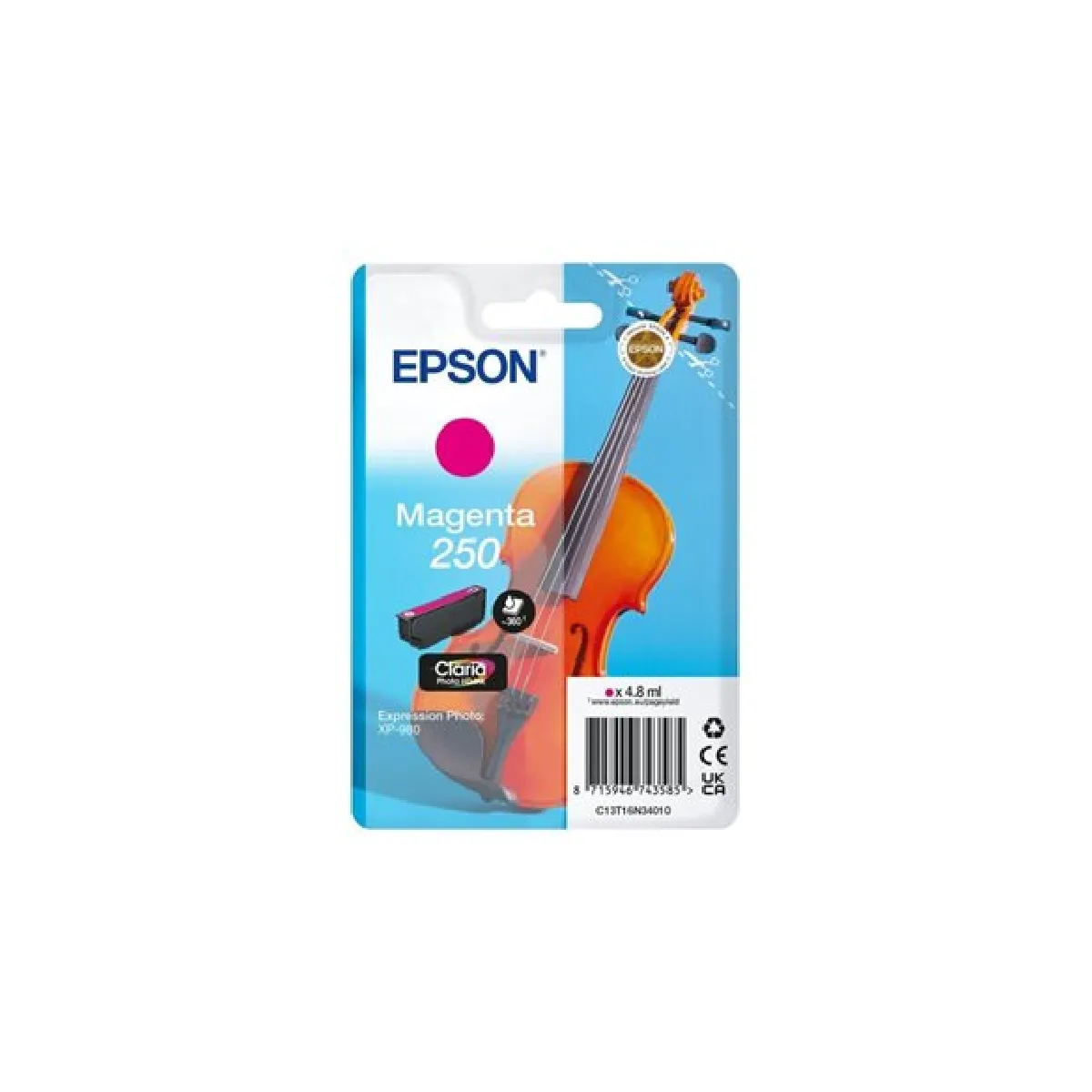 Epson 250 Violin Claria Photo HD Magenta