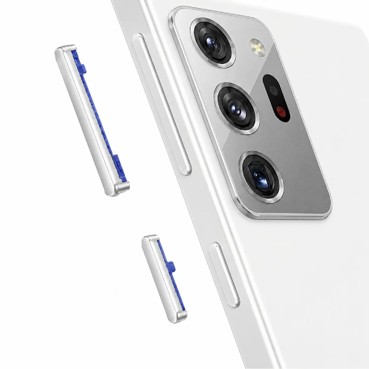 Clappio - Boutons Power et Volume - Samsung Galaxy Note 20 Ultra - Blanc - Image 2