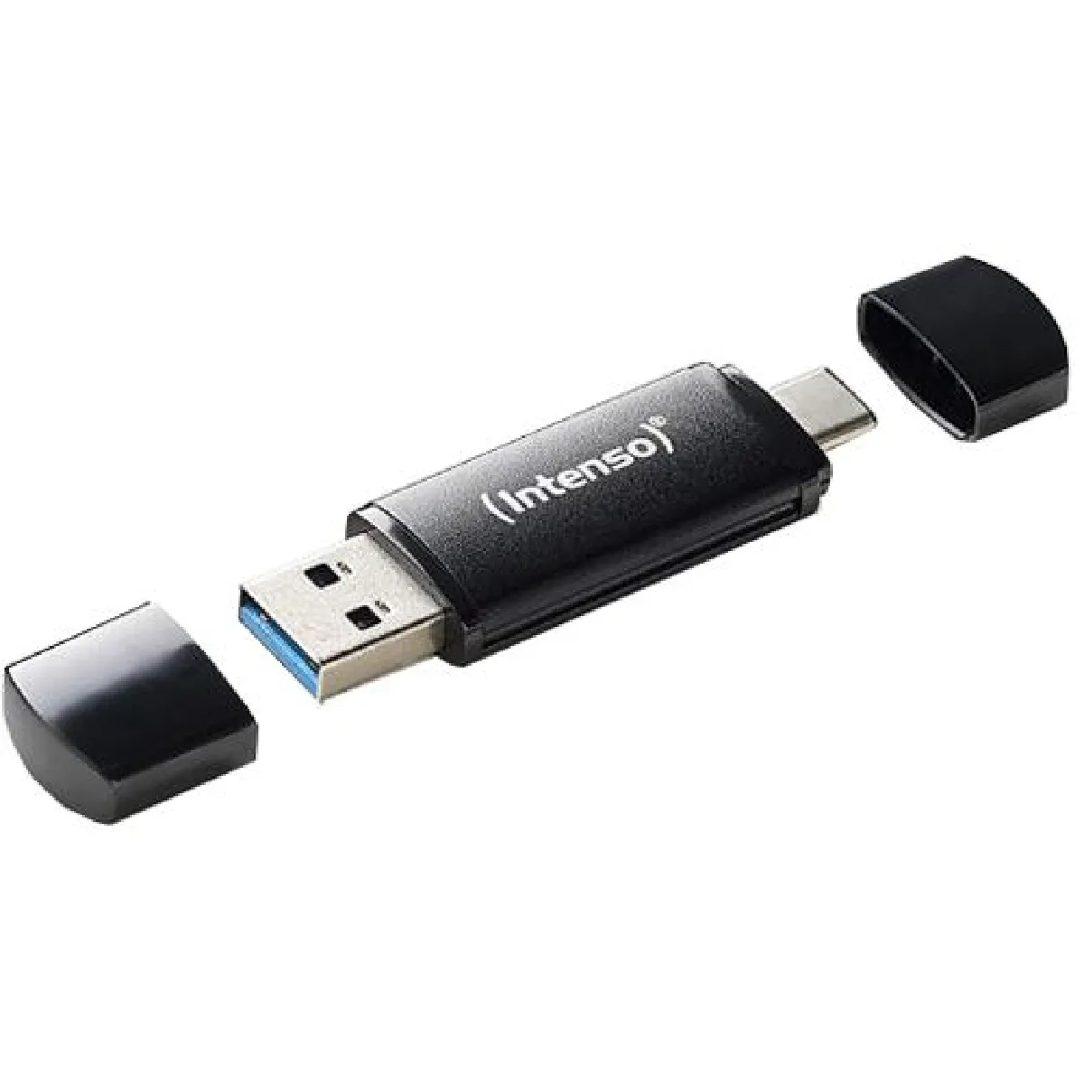 INTENSO  Flex Line 64 Go Cl&eacute; USB USB-C et USB-A 3.2 Gen 1 Noir