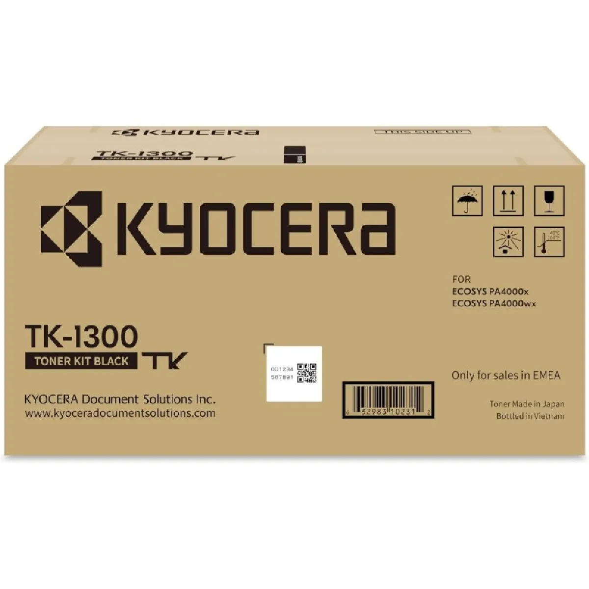 Toner Kyocera TK 1300 3000 pages - vue 3
