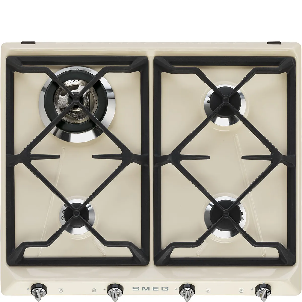 Gaz Smeg SR964PGH - Crème