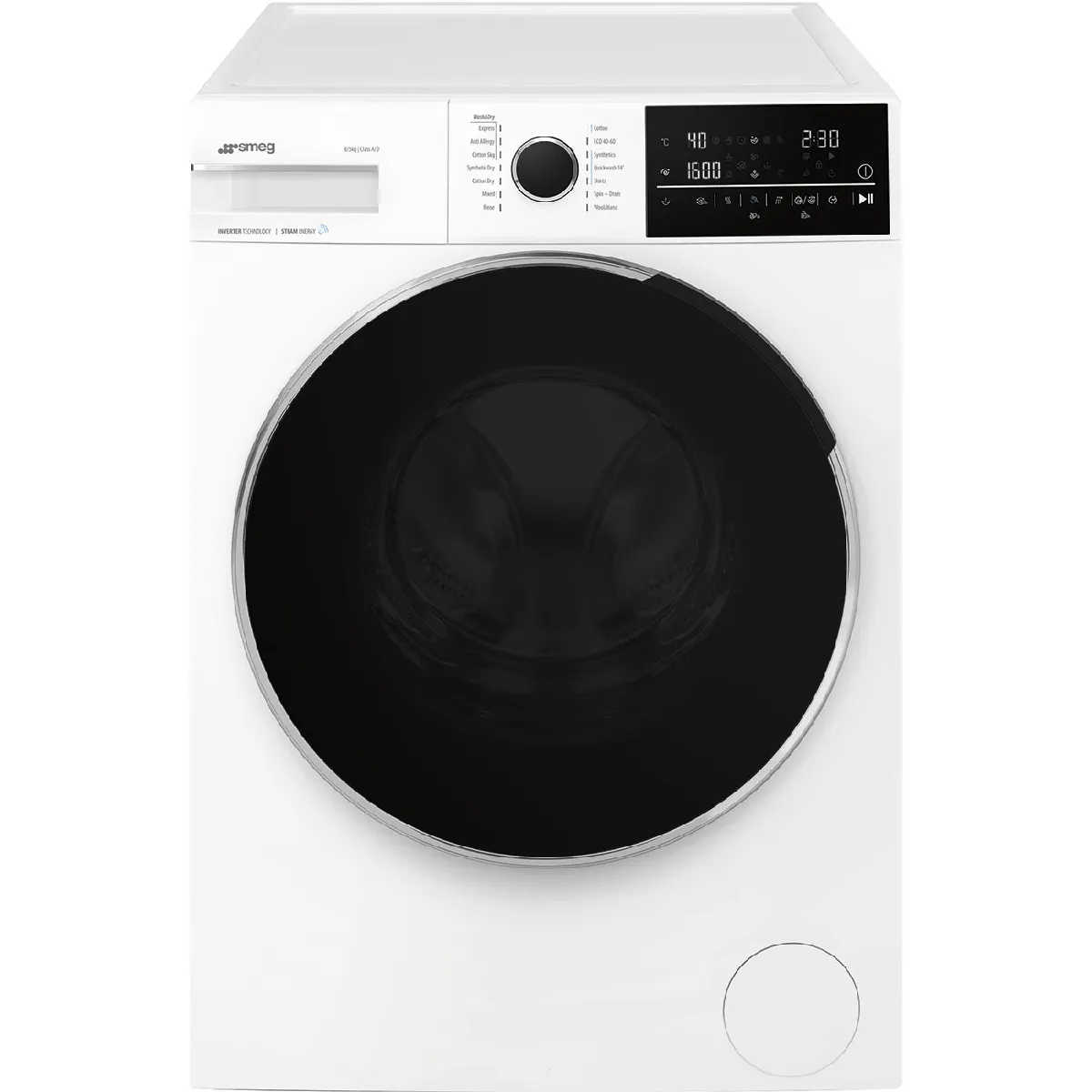 Smeg - Lave-linge séchant - WDN854SLDIN - 8kg - 1400 tours/min - Image 3