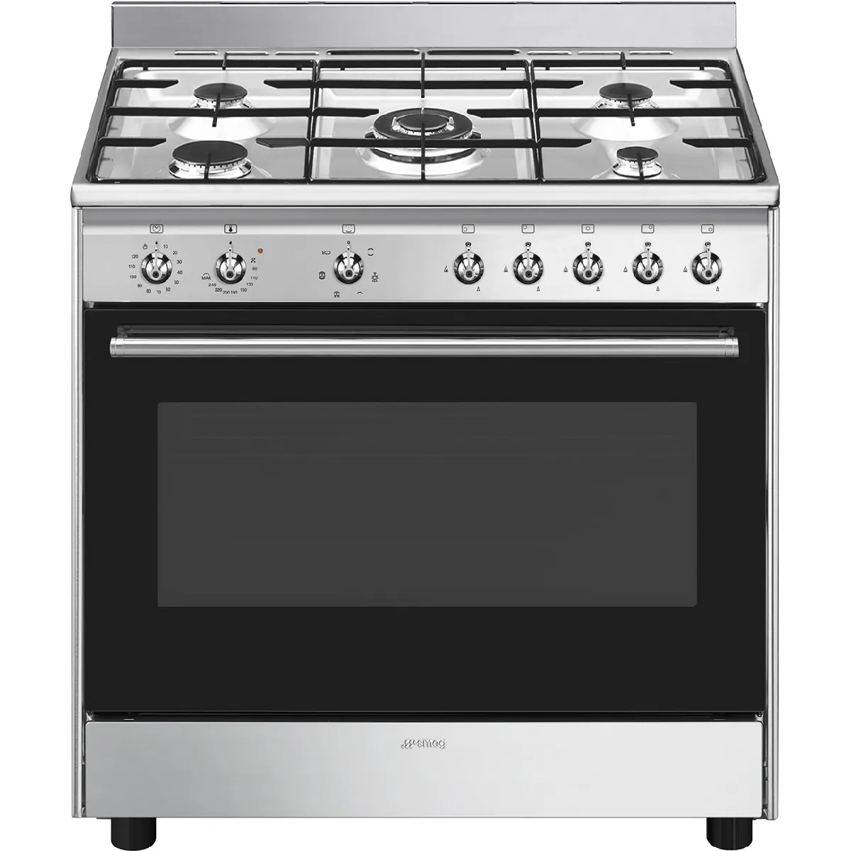 Piano De Cuisson SMEG CX90GM – Gaz 5 Foyers 115L - vue 5