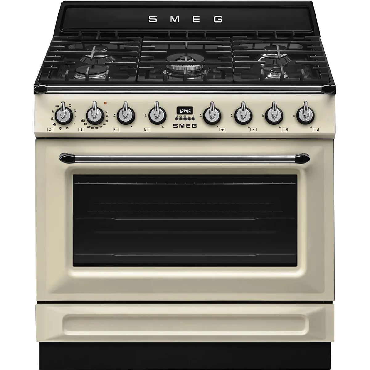 Cuisinière Smeg TR90GMP – 5 Foyers Gaz, Four Électrique Multifonction 115L, Nettoyage Catalyse - vue 10