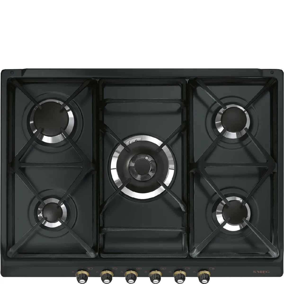 Plaque Gaz SMEG SR775AO – 5 Brûleurs, 5000W, Allumage Électronique - vue 4