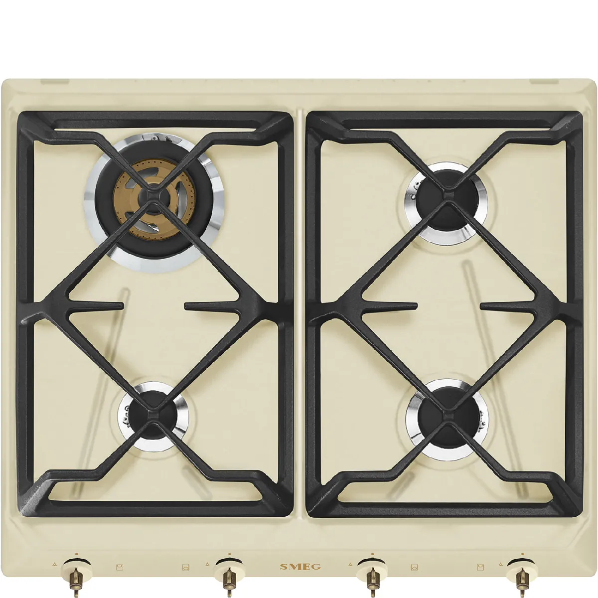 Table de Cuisson à Gaz Smeg SRV864POGH – 4 Foyers, Intégré 60 cm - vue 8