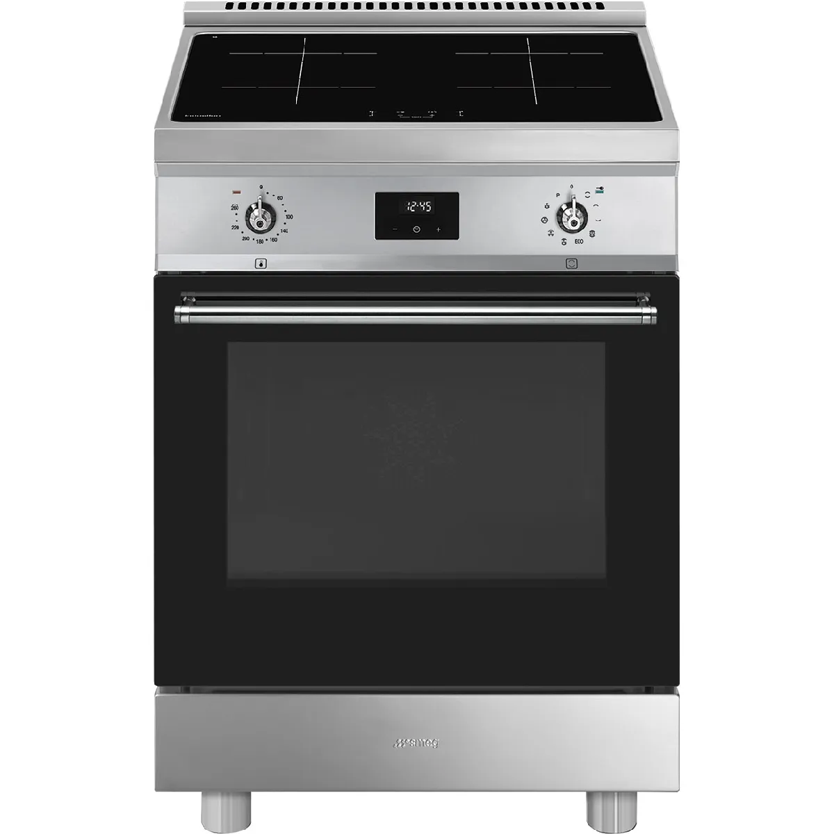 Cuisinière SMEG C6IPXT2 – 4 Foyers Induction, Four Multifonction 70L, Nettoyage Pyrolyse - vue 3