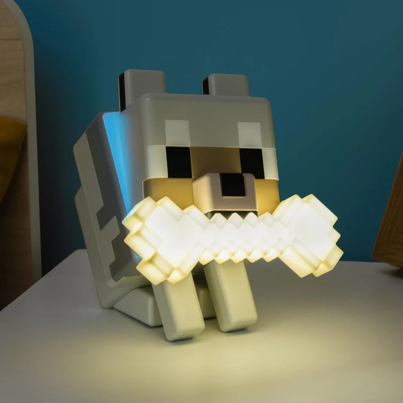 Paladone Lampe De Chevet Minecraft Loup - Multicolore