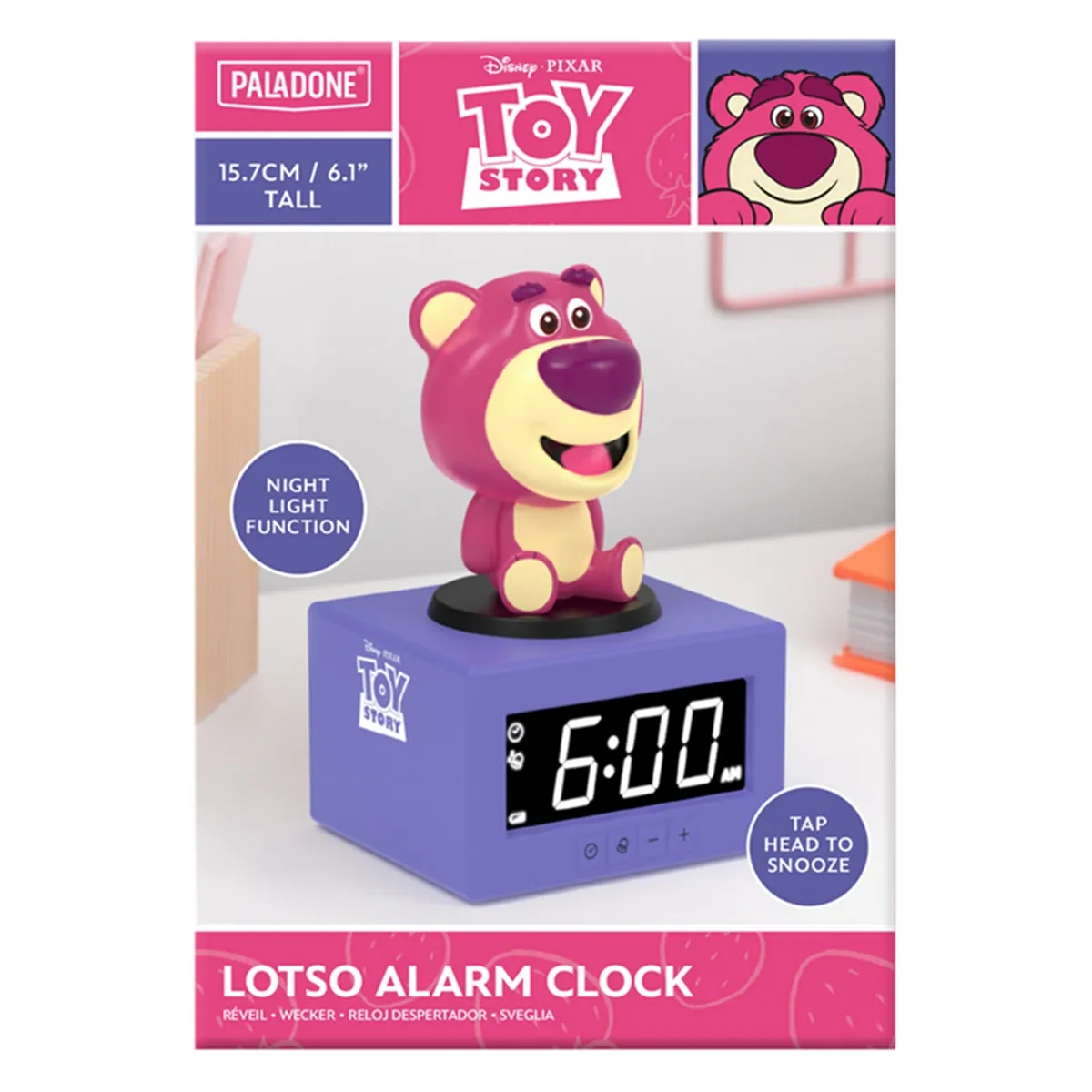 Paladone Rose Lotso Lampe Réveil