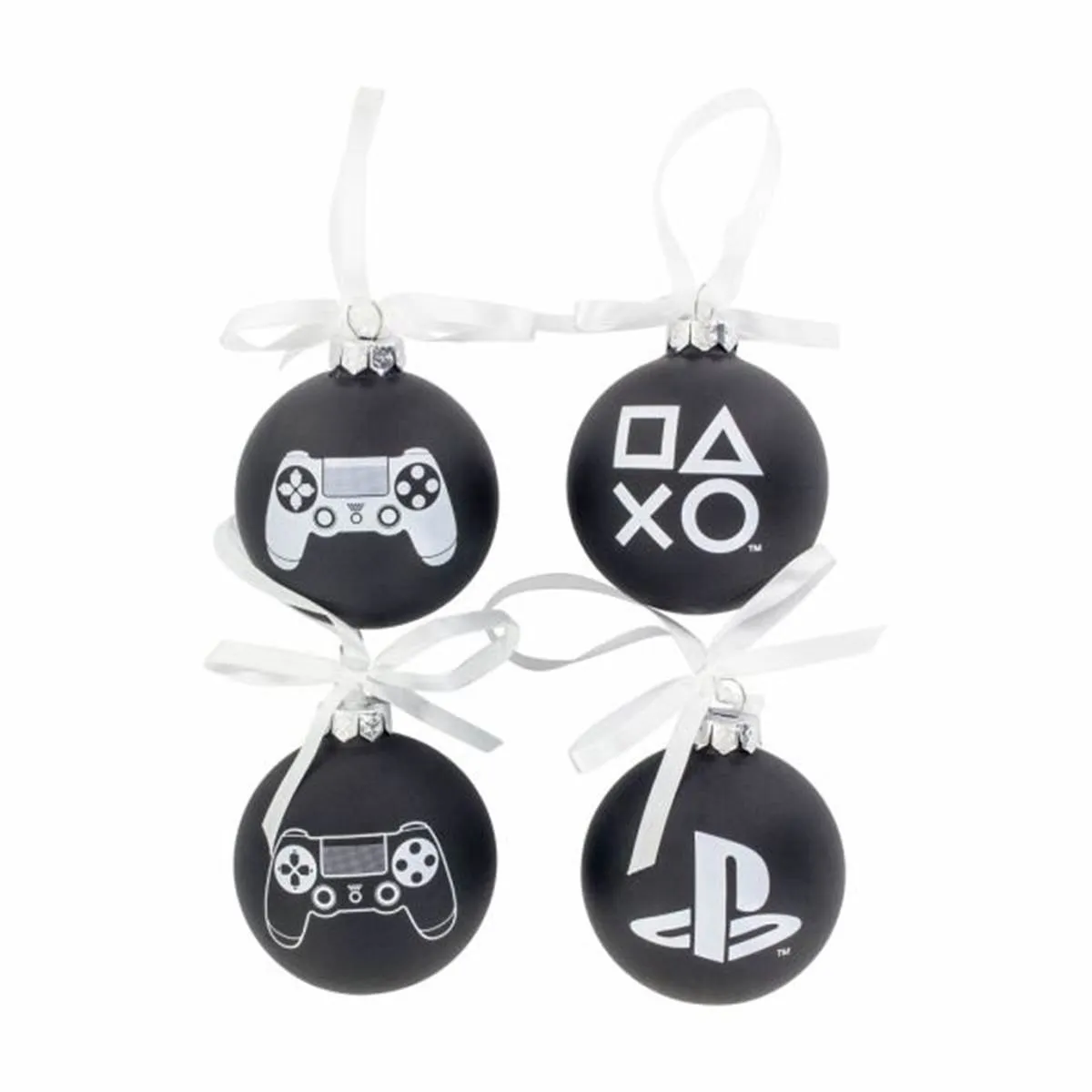 PALADONE - Décorations de Noël en Verre - Playstation - Lot de boules de Noël - Image 2