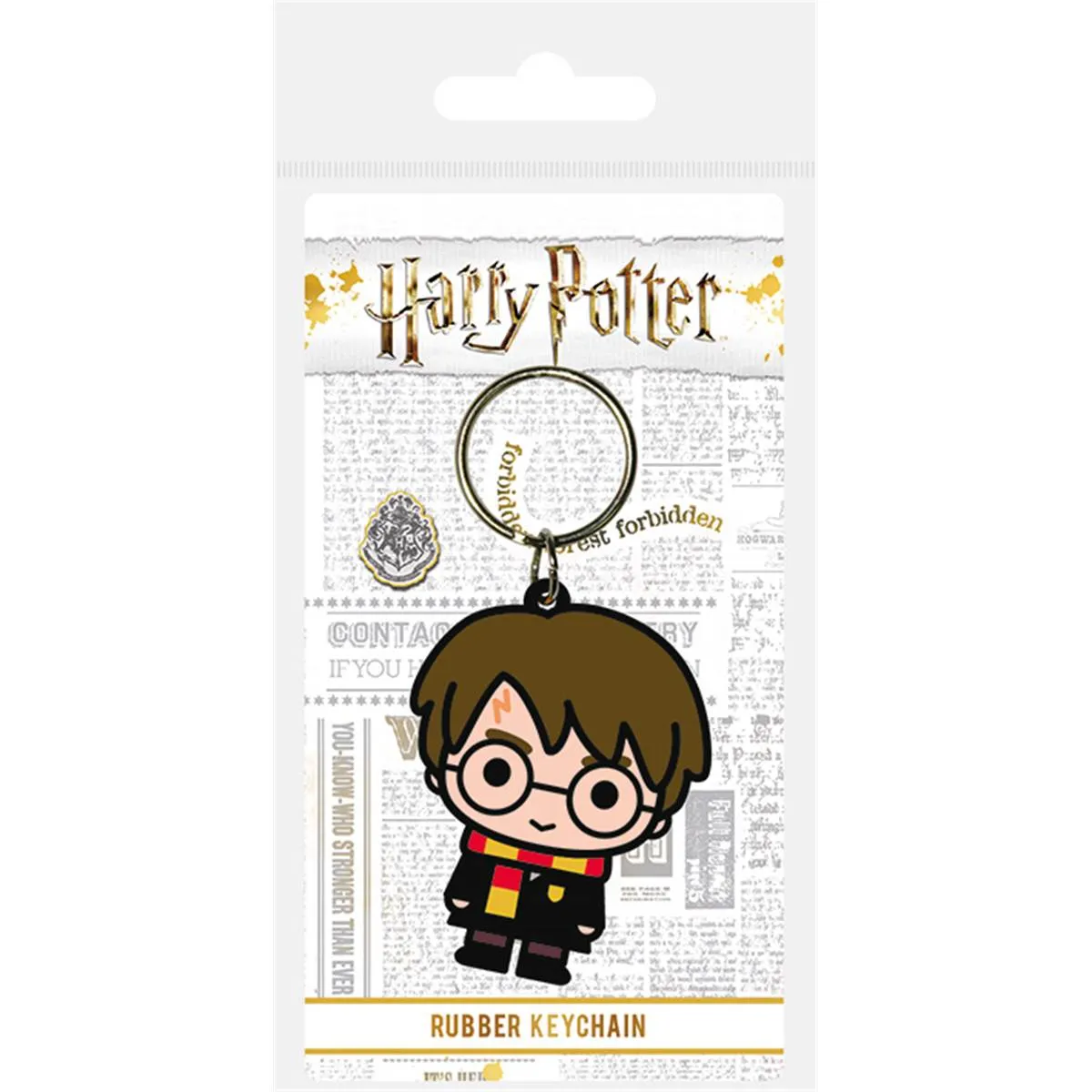 Pyramid Noir Porte-Clé Caoutchouc Enfant Harry Potter - Chibi - Image 3