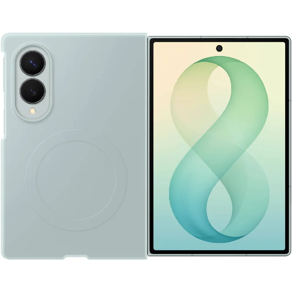 Pack 2 en 1 Coque magnétique en silicone + Film anti reflet pour Samsung Galaxy Z Fold 8 - vue 3