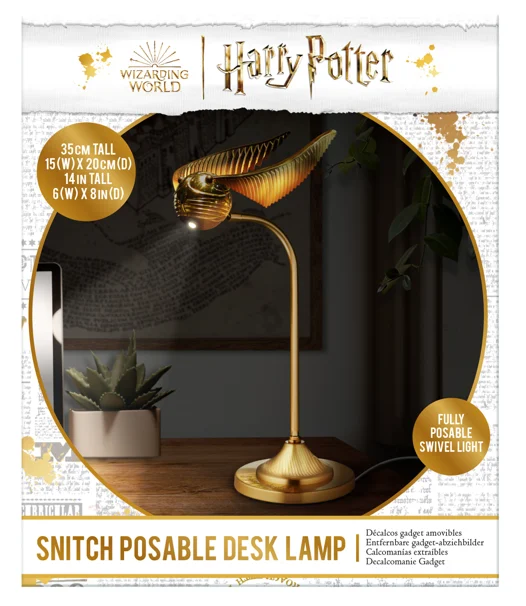 Harry Potter Golden Snitch Posable Desk Lamp - Image 3