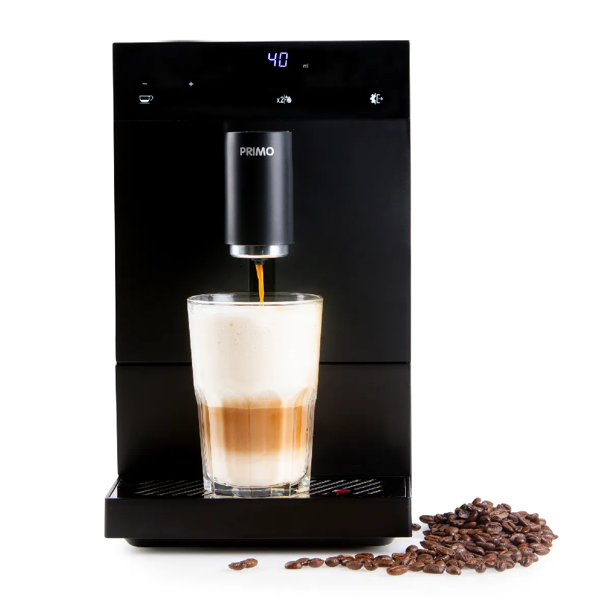 Primo Elektro Noir Pr600k Machine À Expresso Automatique - Machine À Café Avec Broyeur