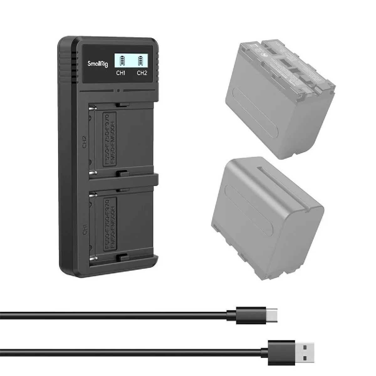 Smallrig Chargeur De Batterie Pour Sony Np-F970 - 4086
