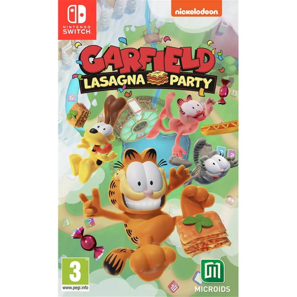 Microids Multicolore Jeux Vidéo Garfield Lasagna Party - Switch - Image 5