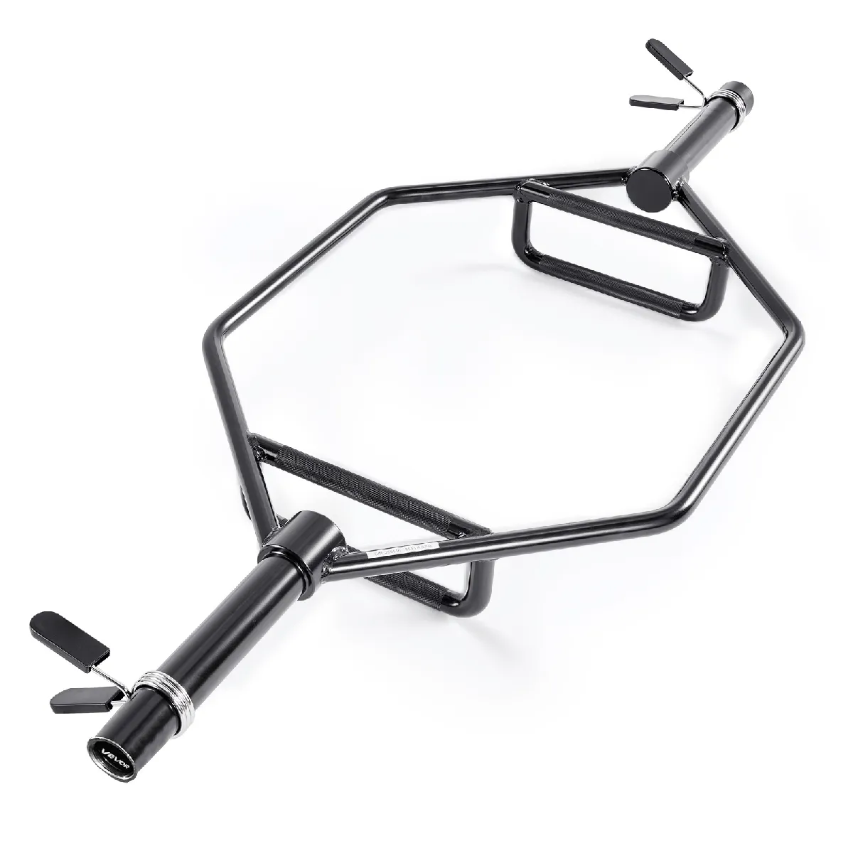 VEVOR Trap Bar Hexagon Hantelstange Langhantel mit rutschfestem Griff 50 mm 360 kg Tragkraft, Gewichtheben und Krafttrainingsgerät, Heimfitnessstudio für Kniebeugen Kreuzheben Schulterdrücken