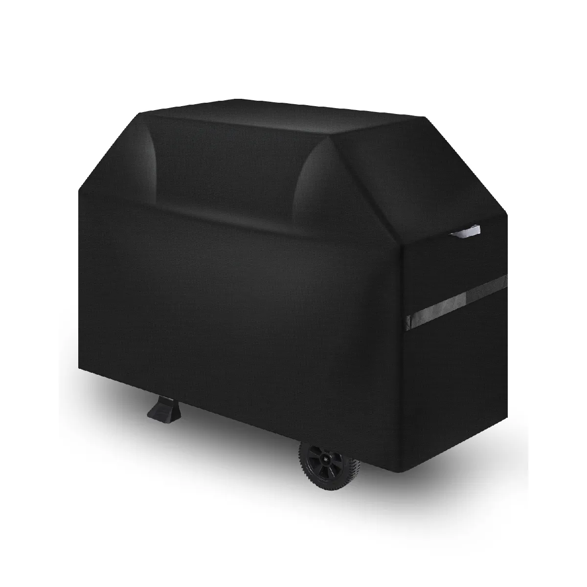 Vevor Noir Housse De Barbecue Avec Sangles Auto-Agrippantes Polyester 600D Robuste 170Cm - Image 4