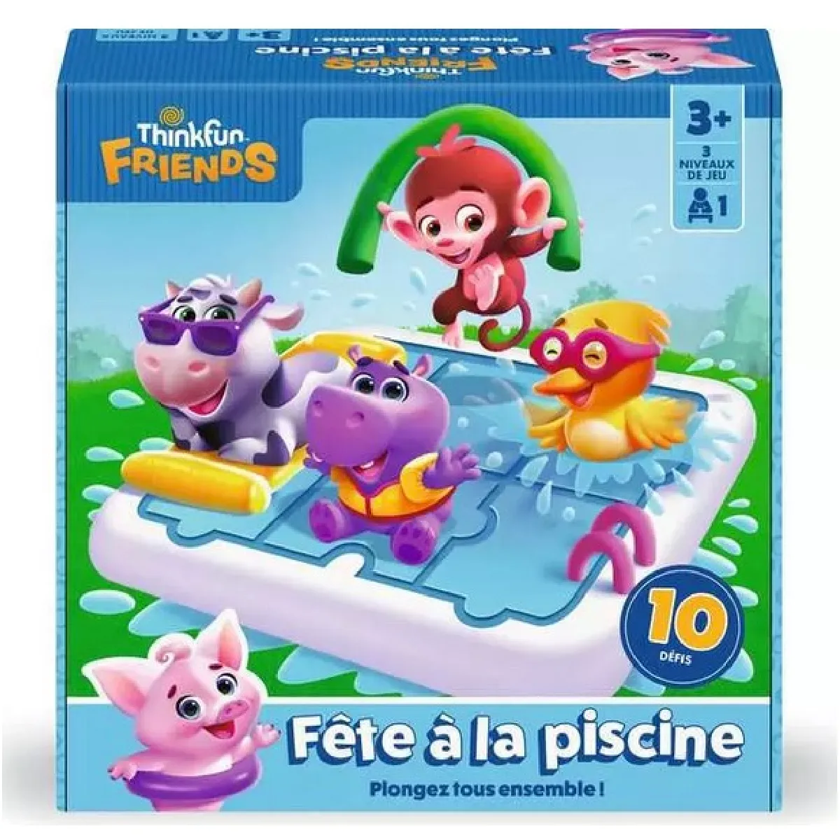 Ravensburger Thinkfun Friends : Fete À La Piscine - Jeux De Réflexion