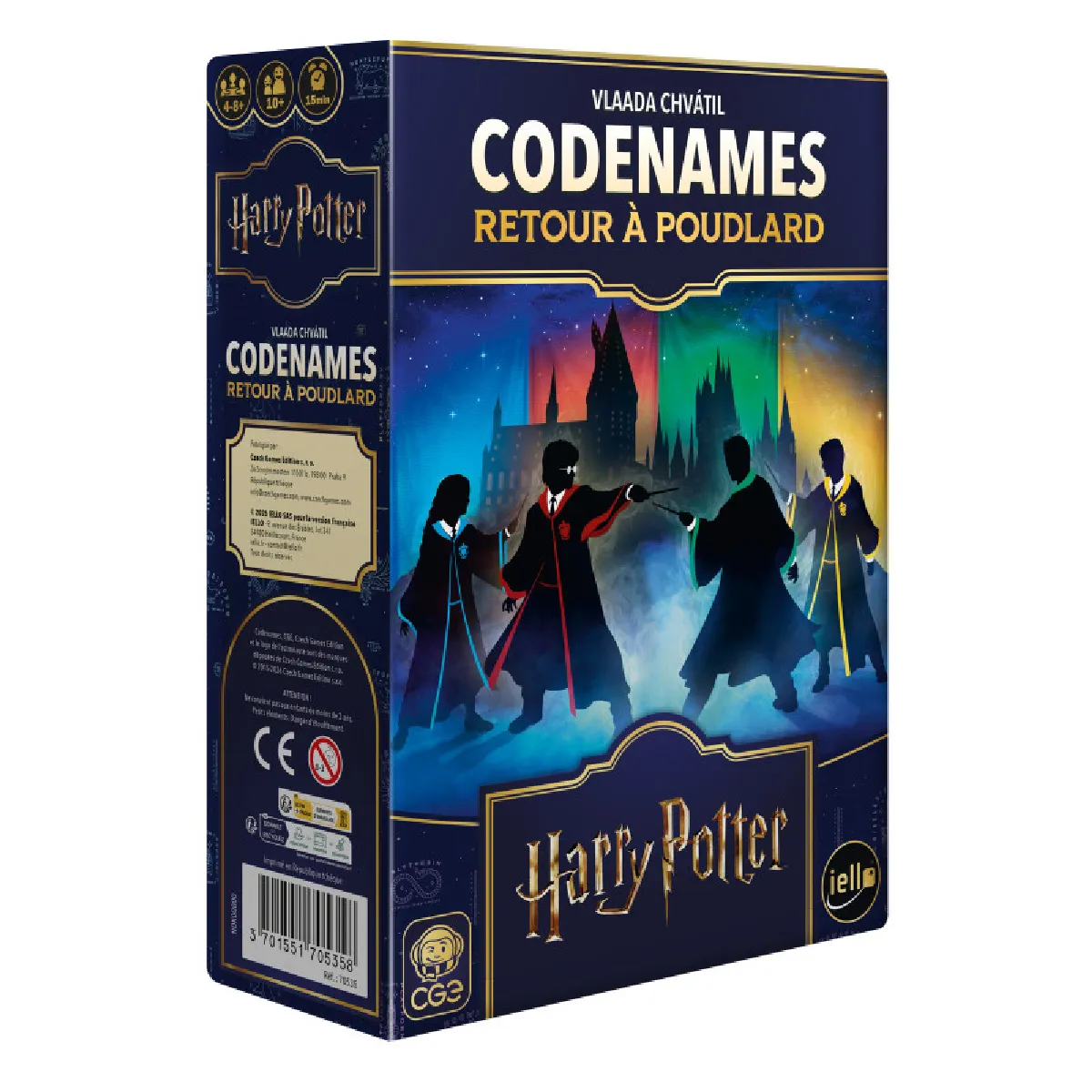 Iello Multicolore Jeu D’ambiance Codenames Retour À Poudlard Harry Potter - Image 5