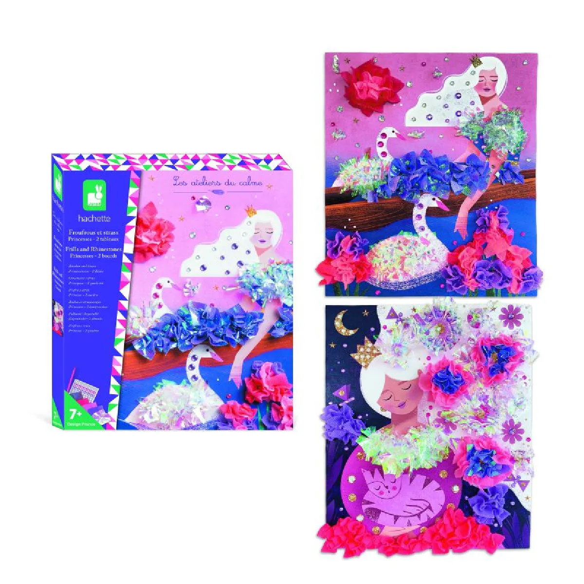 Jnod Multicolore Jeu Créatif Janod Froufrous Et Strass Princesses - Image 2