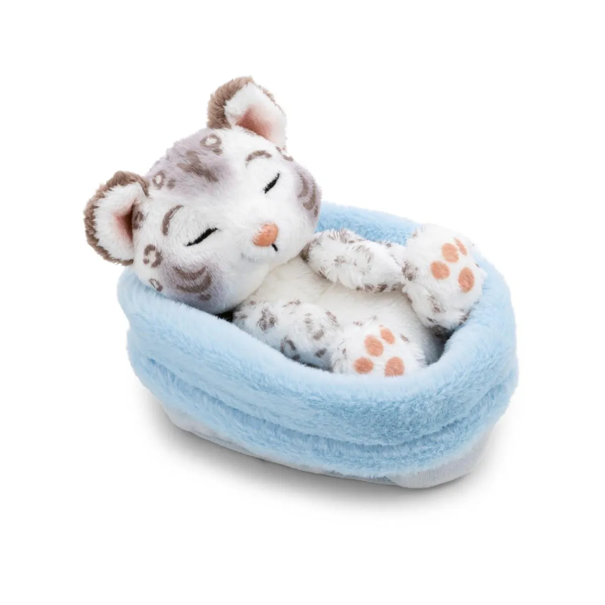 Nici Peluche Leopard Des Neiges 12 Cm