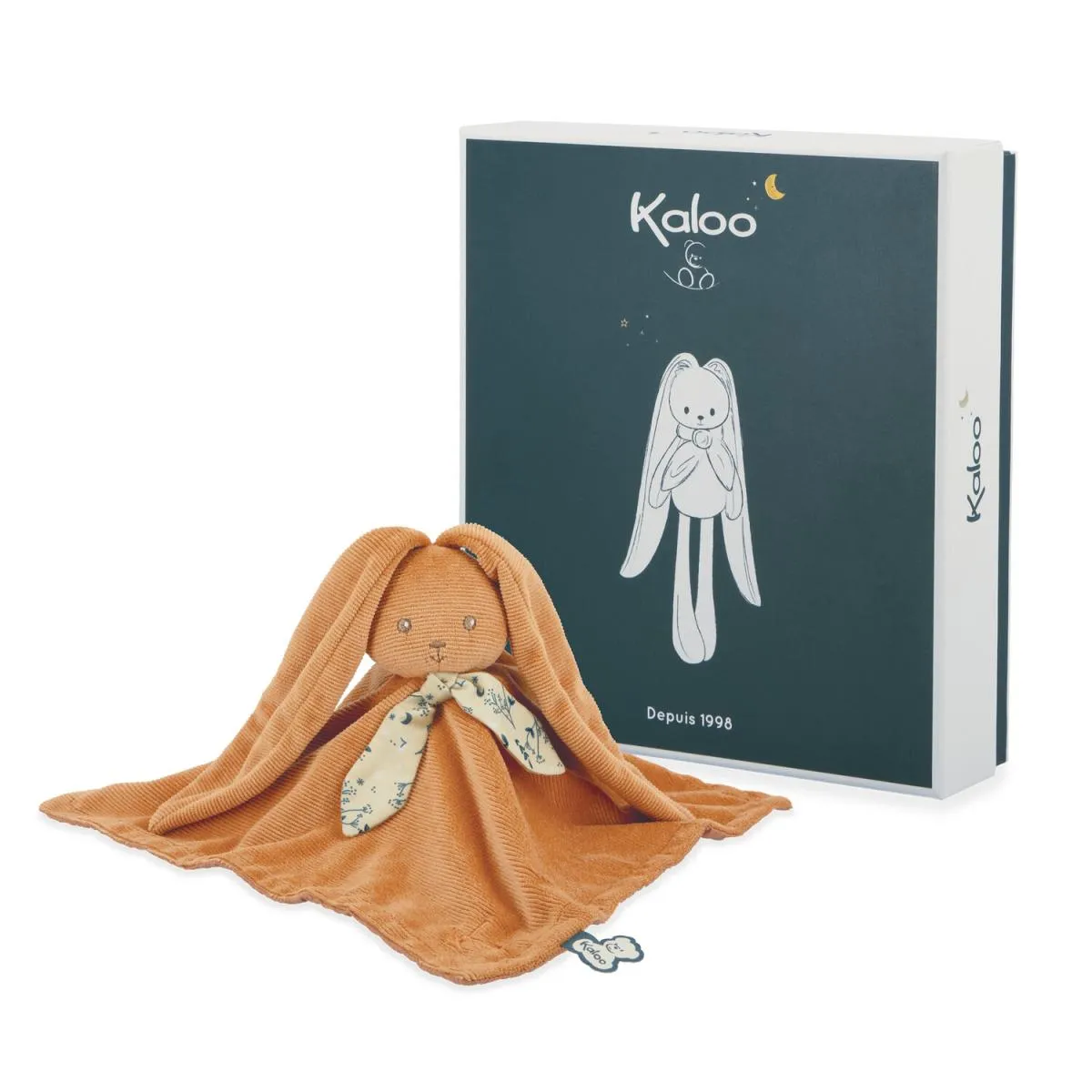 Doudou plat Lapinoo Abricot - Image 2