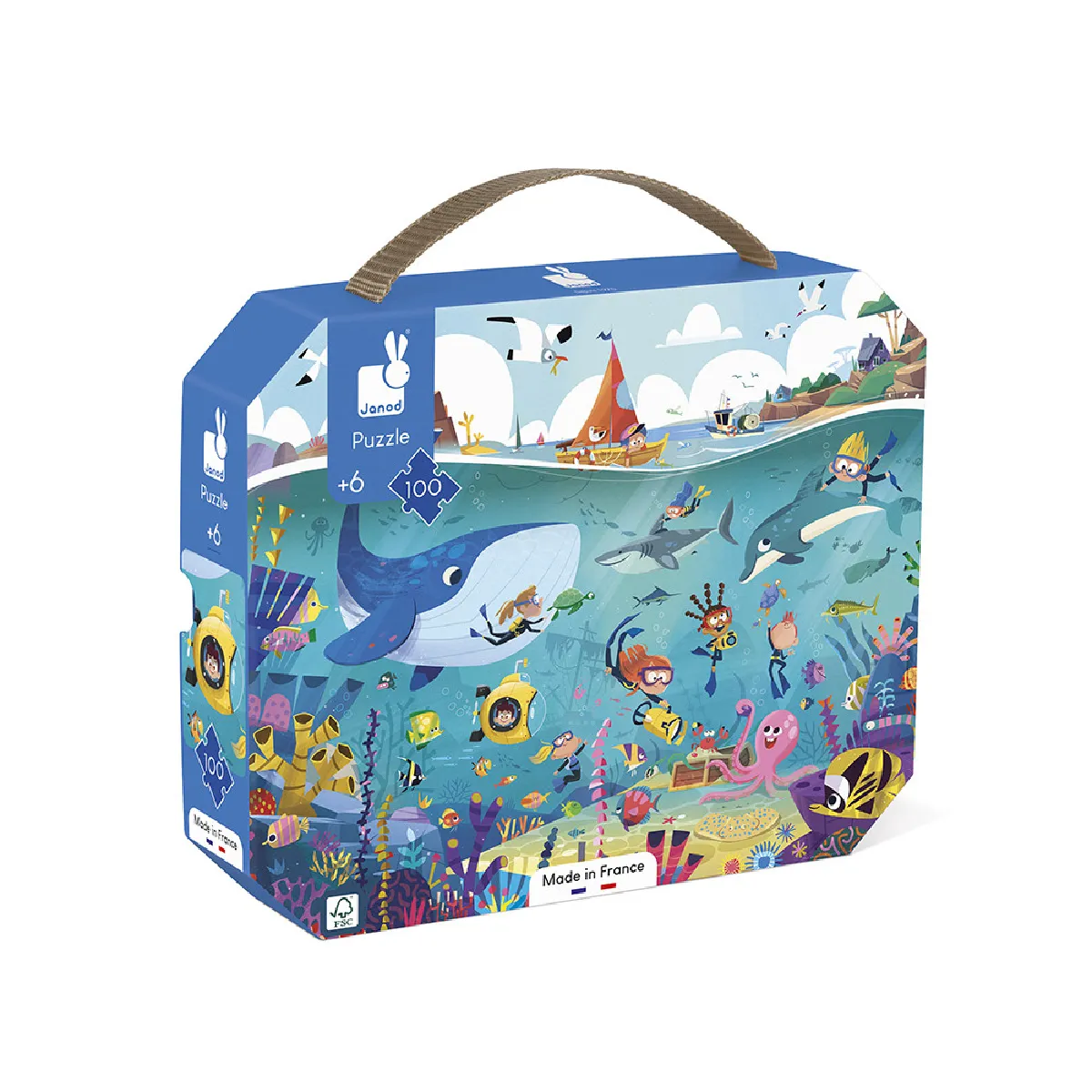Janod Puzzle 100 Pièces Les Fonds Marins - Image 3