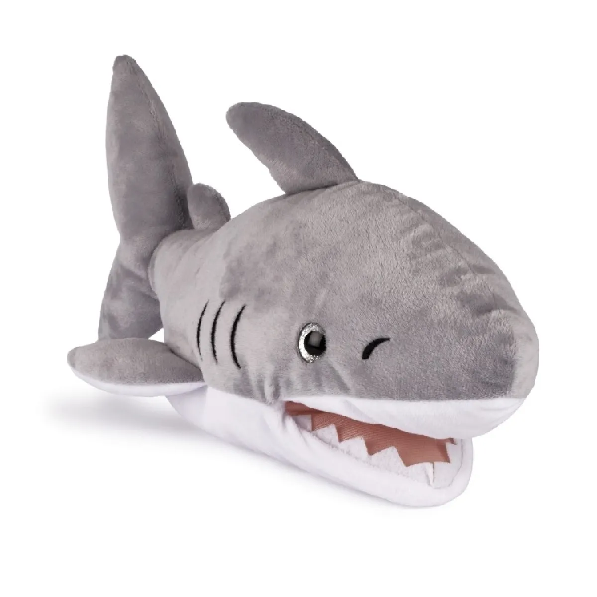 Marionnette peluche Trésors marins Mario Requin (30 cm) - Image 2