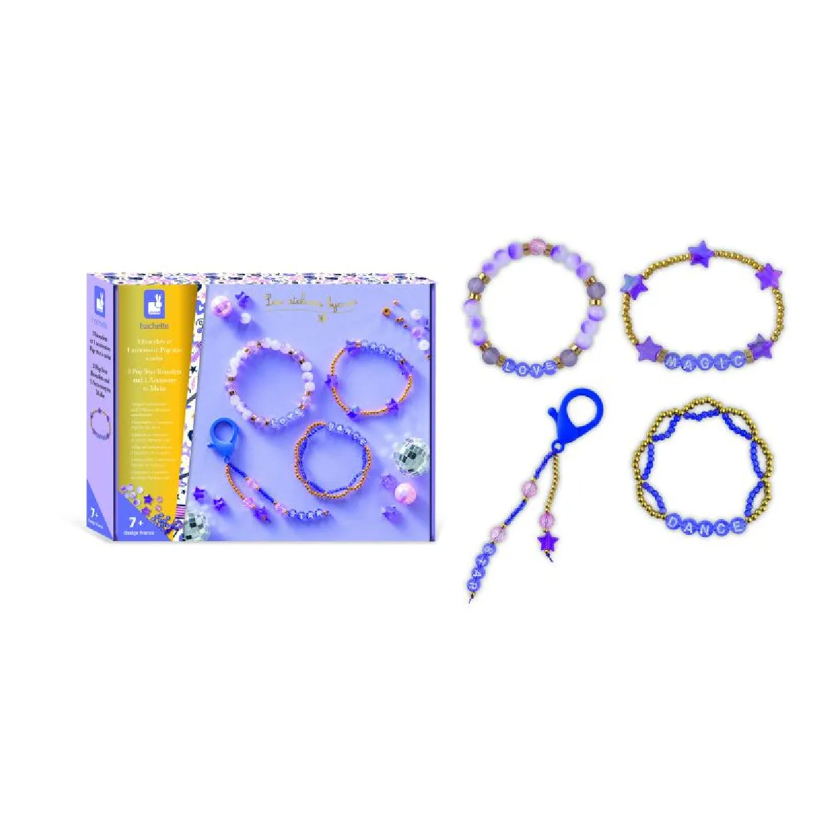 Juratoys-Janod 3 Bracelets Et Un Accessoire De Star De La Pop