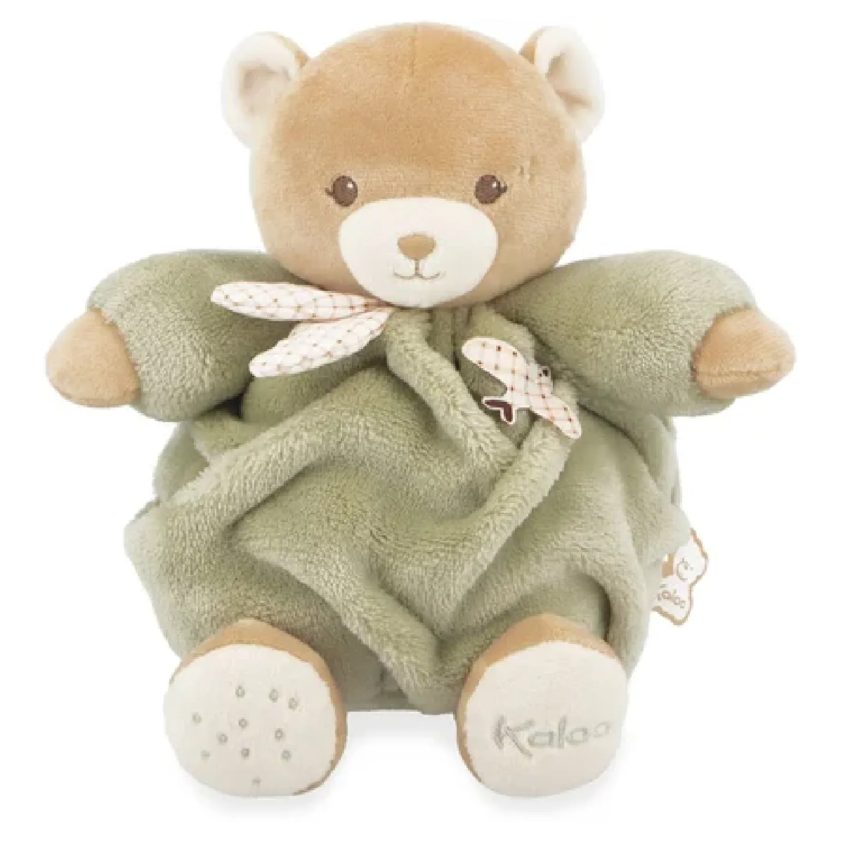 Kaloo - Patapouf Doudou Ours - 17cm - Vert - Image 3