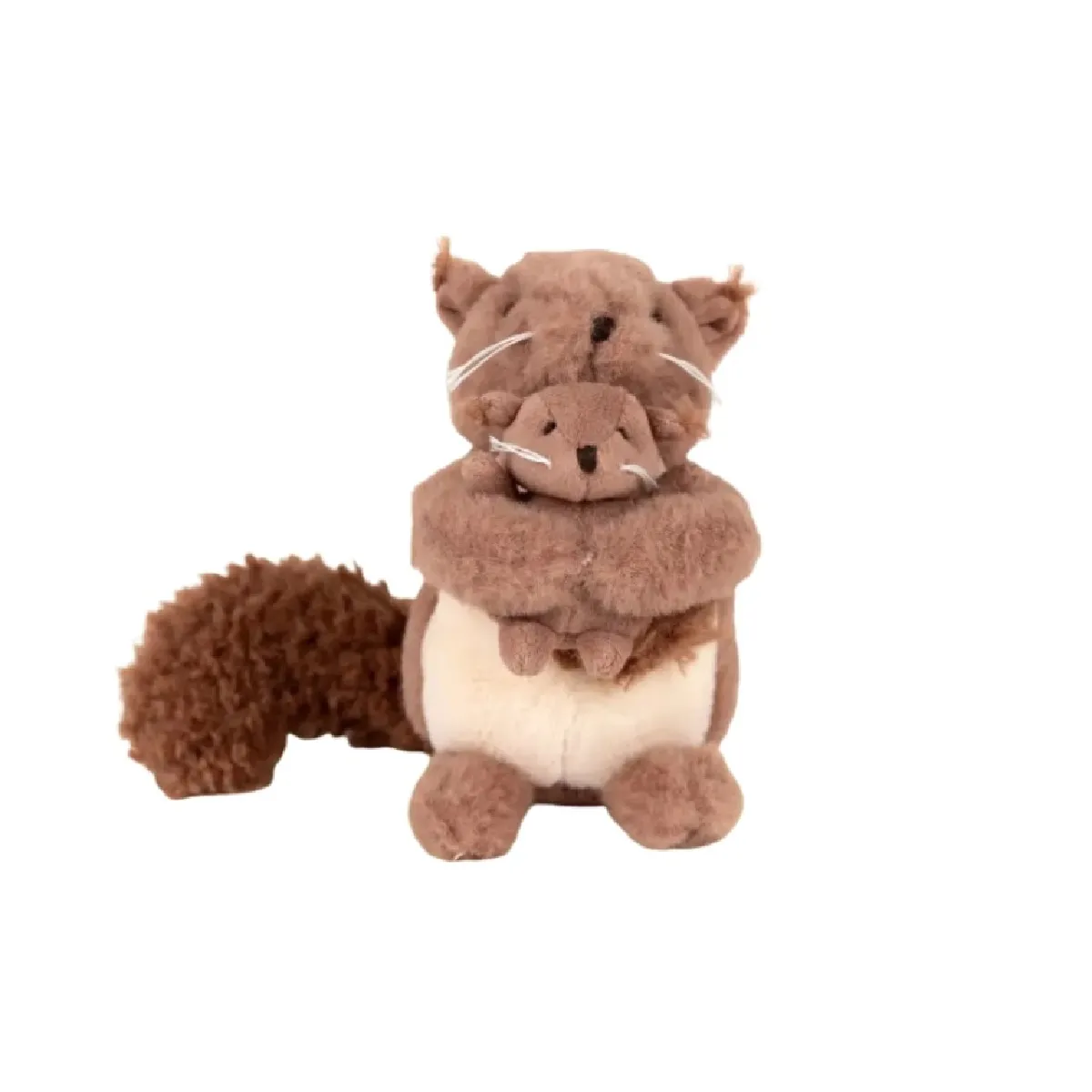 Peluche Maman et bébé écureuil (15 cm) - Image 2