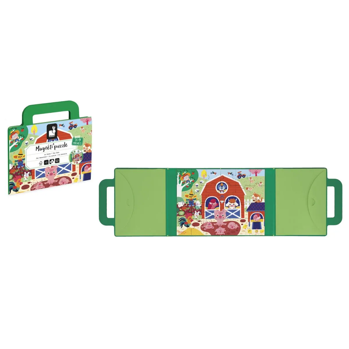Puzzle magnétique Magneti'Puzzles Ferme (24 pièces) - Image 2