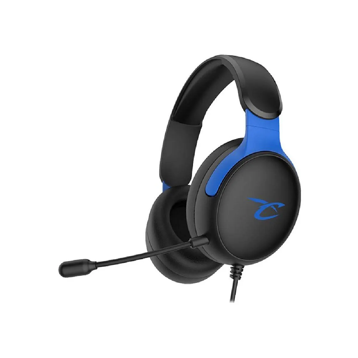 SUBSONIC Astra Casque Gaming Filaire 3,5 mm - 40 mm - Micro Ajustable - Noir/Bleu