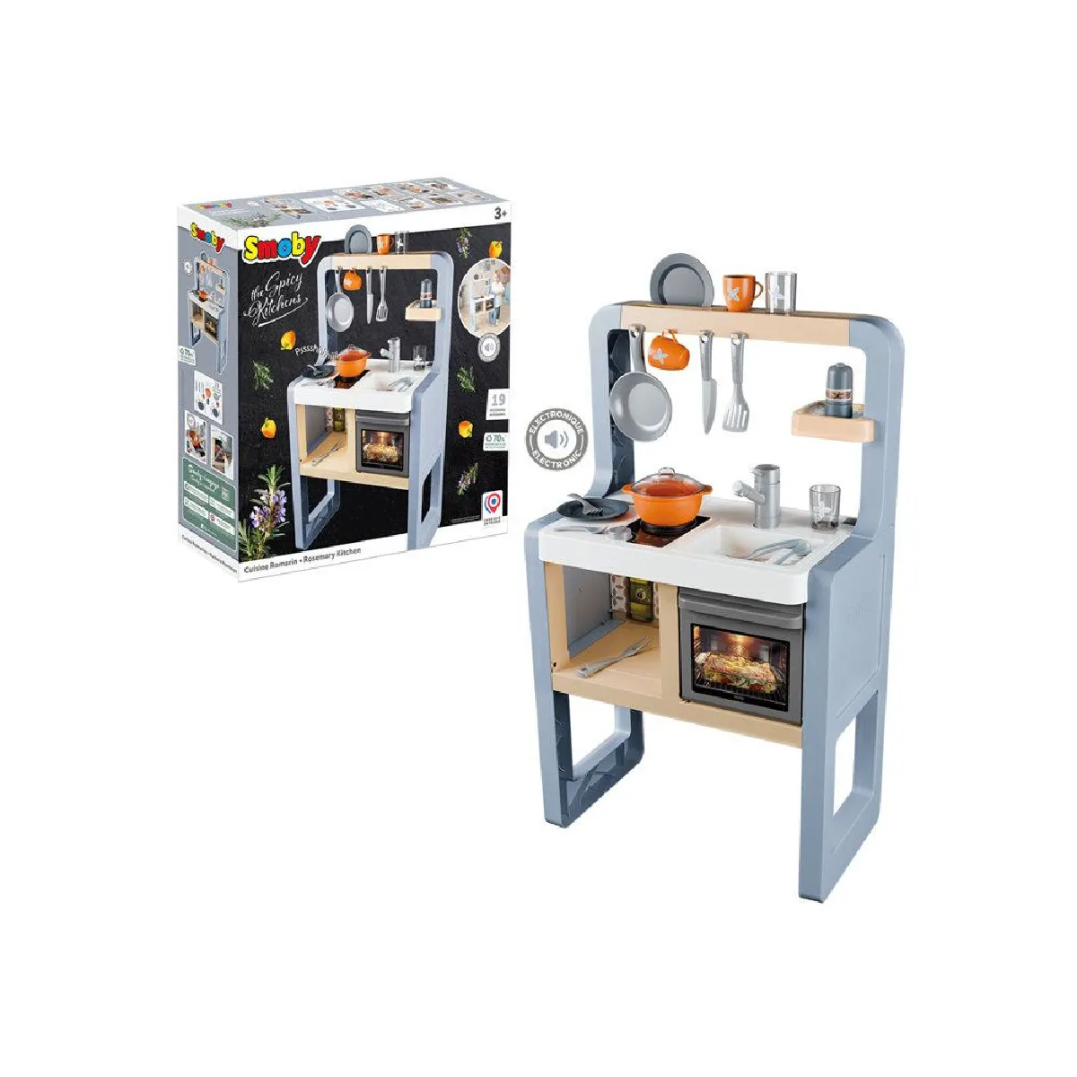 Smoby Multicolore Cuisine Enfant Romarin - Image 2