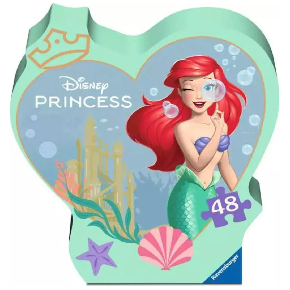 Ravensburger Puzzle 48 Pièces Ariel Disney Boîte Forme - Image 2