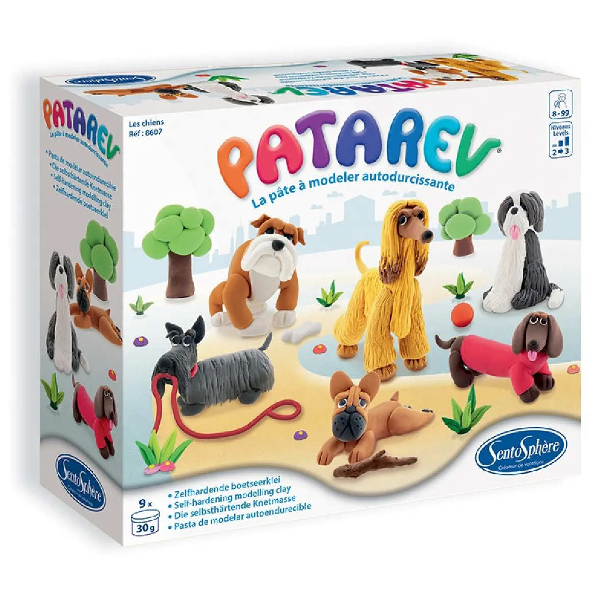 Sentosphère - Patarev - Pâte à modeler autodurcissante - Chiens - Image 4