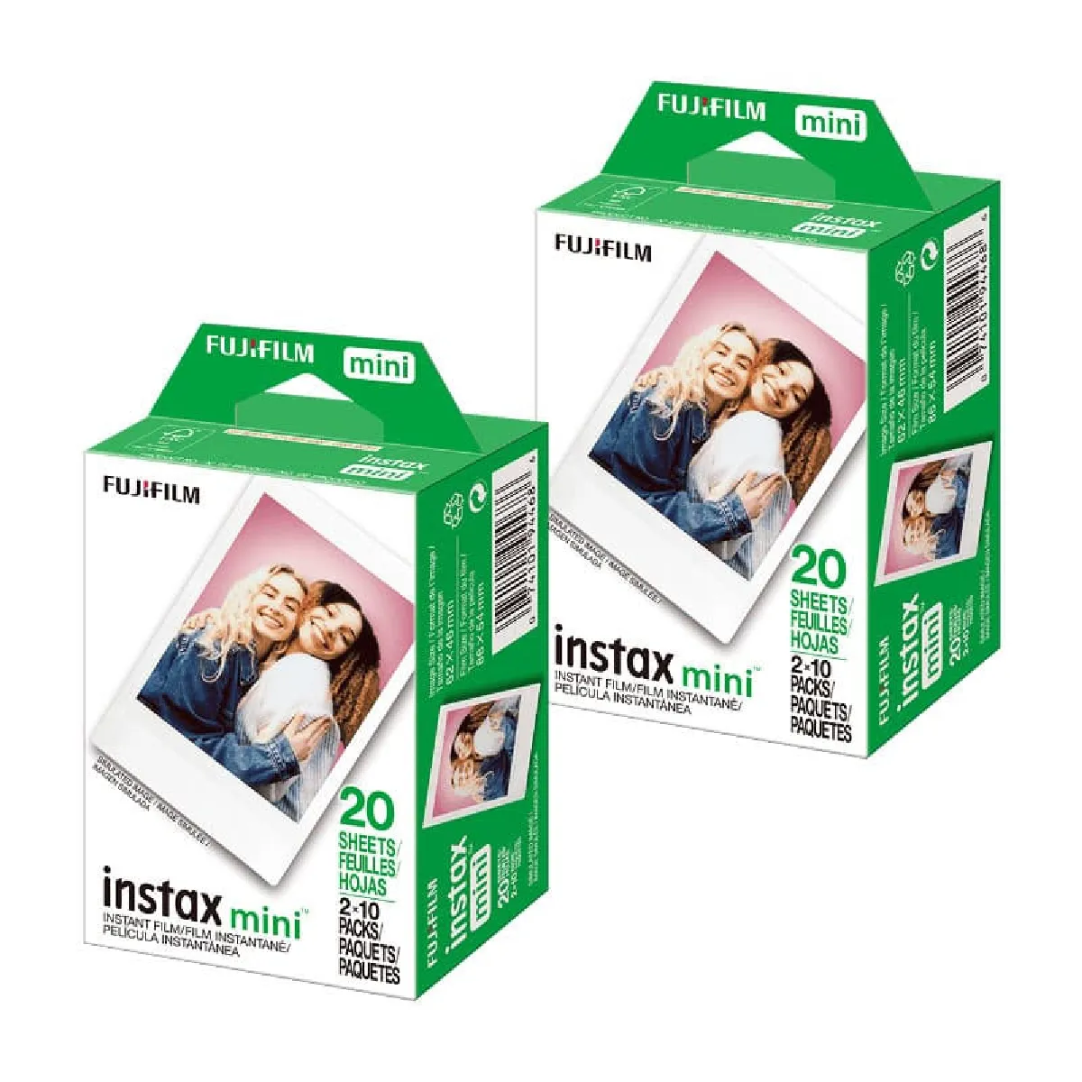 Fujifilm Instax Mini Film-Bundle Lot de 40 Photos