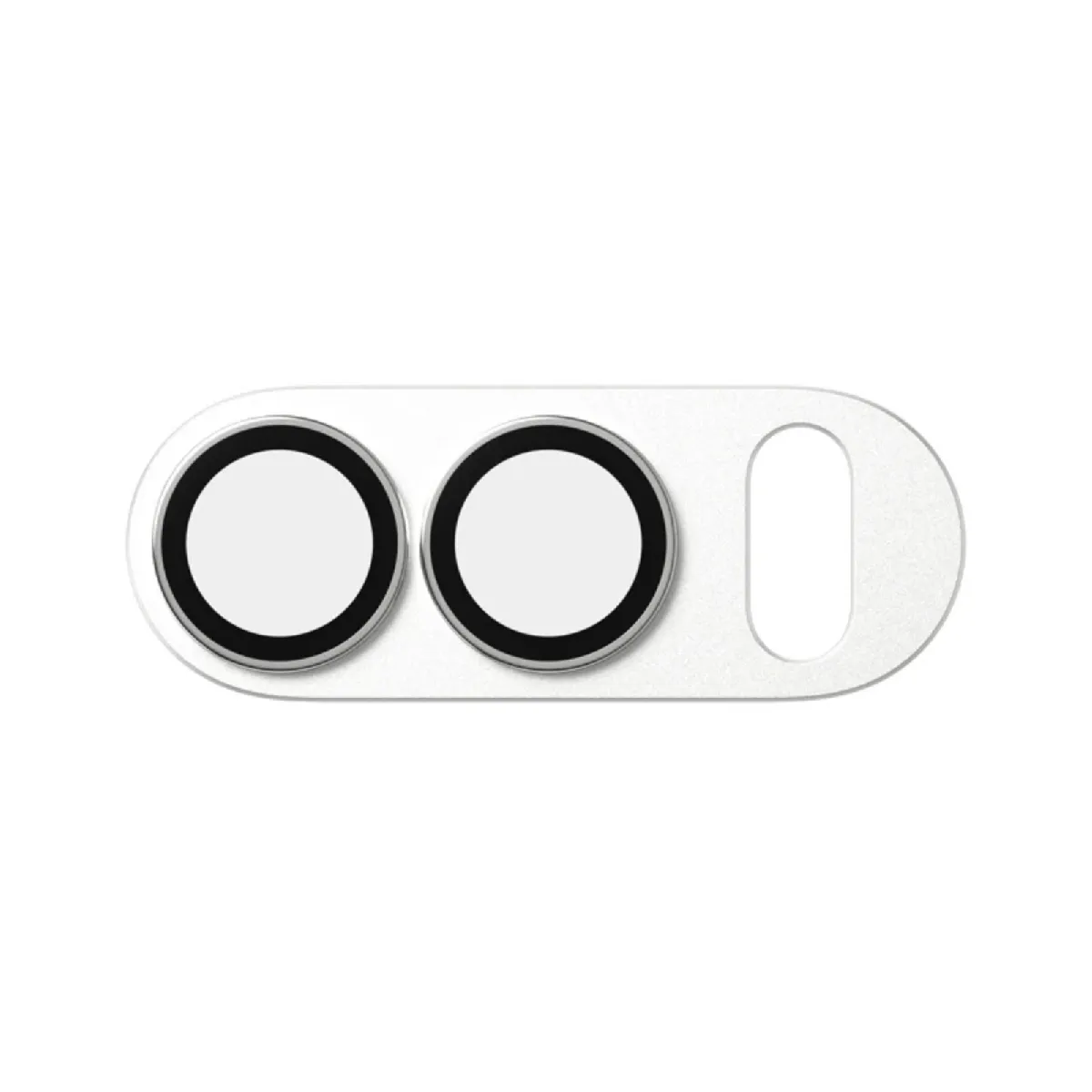 Panzerglass Blanc Panzer Glass Protection D'objectif Caméra Pour Iphone Duo Avec Cadre En Aluminium