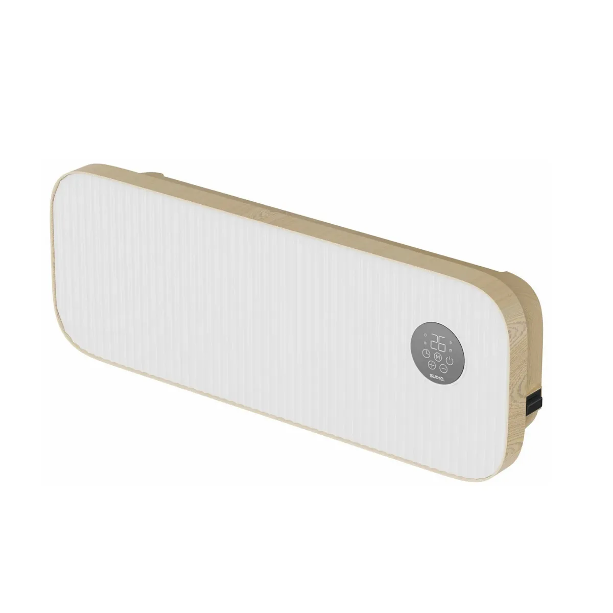 Supra Blanc Chauffage Céramique Soufflant Ceramboiswall 2000 W Ptc Mural Et Portable Effet Bois - Neuf - Image 3
