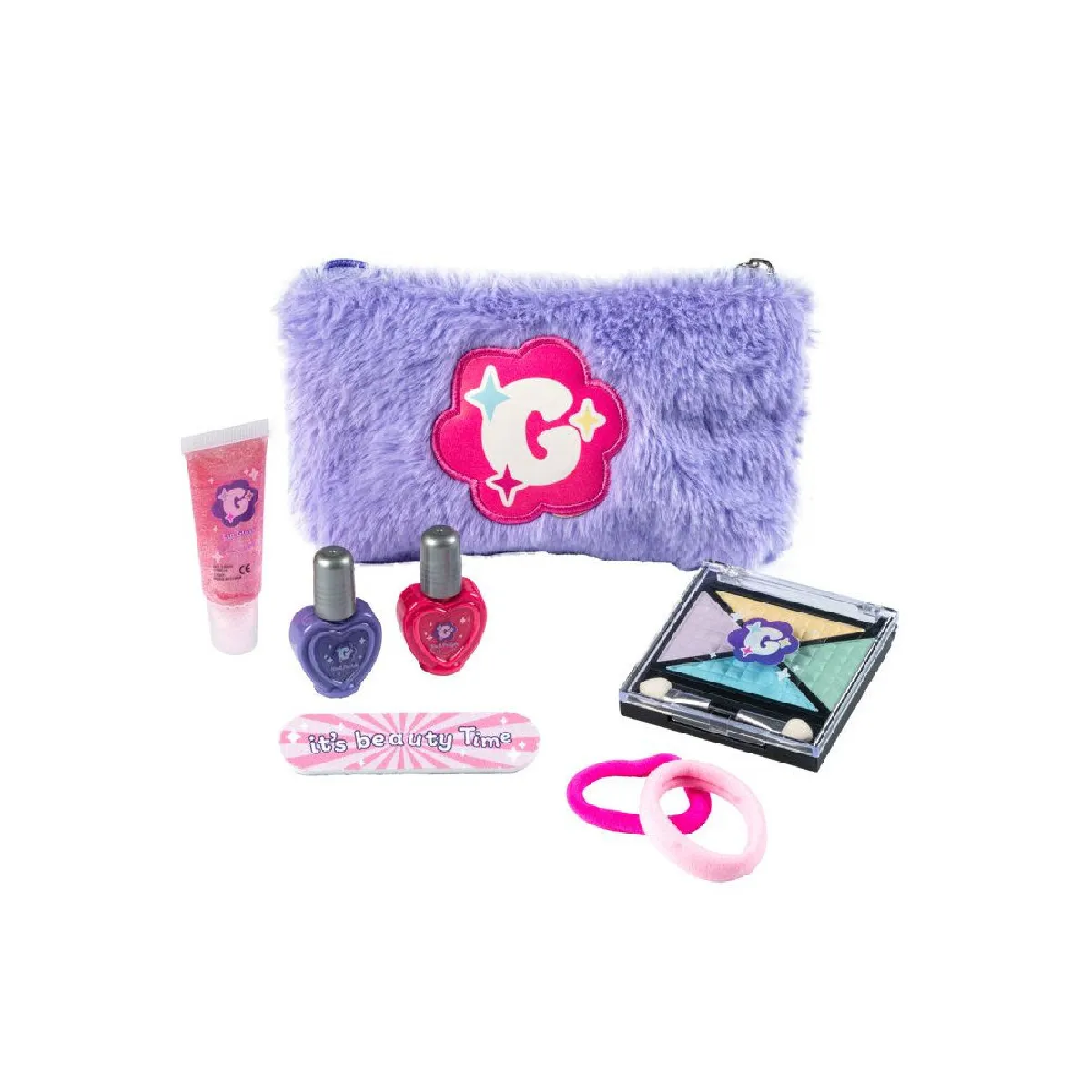 Majorette Smoby Glam Me Up - C maquillage enfant 6+ - Trousse zippée - 6 accessoires