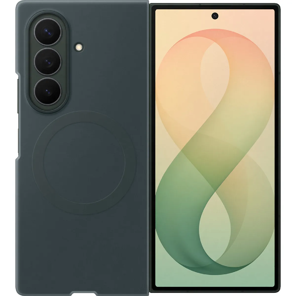 Pack 2 en 1 Coque magnétique en silicone + Film anti reflet pour Samsung Galaxy Z Fold 8 Ultra - vue 4