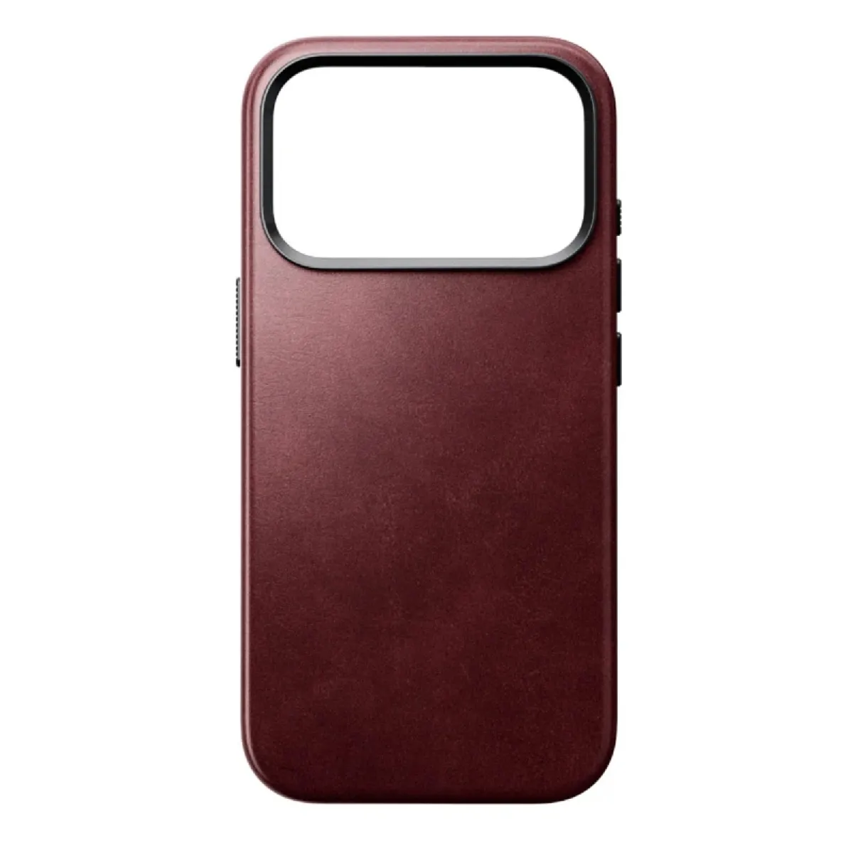 Nomad Coque Magsafe Pour Iphone 18 Pro / 17 Pro En Cuir Véritable Bordeaux